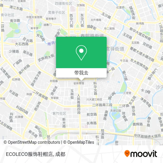 ECOLECO服饰鞋帽店地图