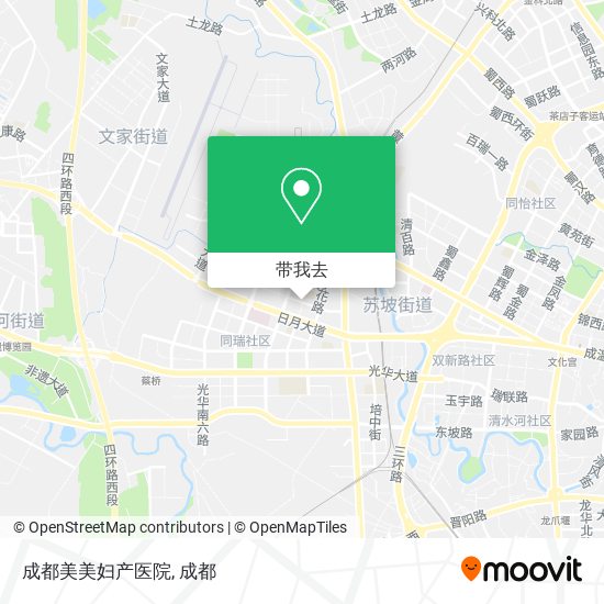 成都美美妇产医院地图
