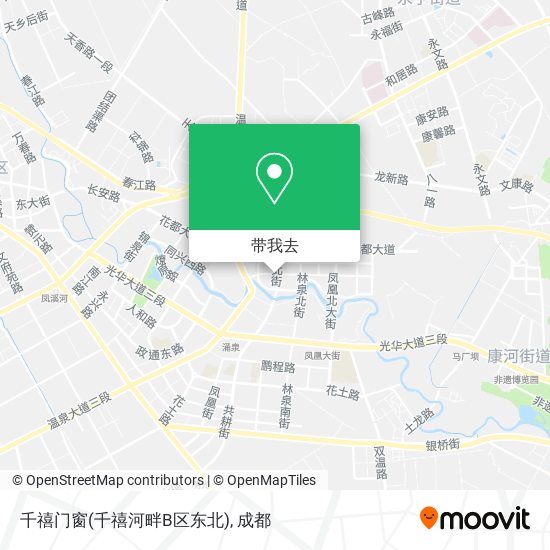 千禧门窗(千禧河畔B区东北)地图