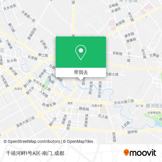 千禧河畔I号A区-南门地图