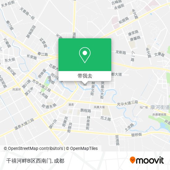 千禧河畔B区西南门地图