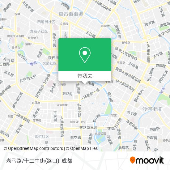 老马路/十二中街(路口)地图