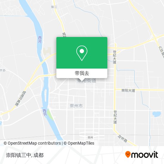 崇阳镇三中地图