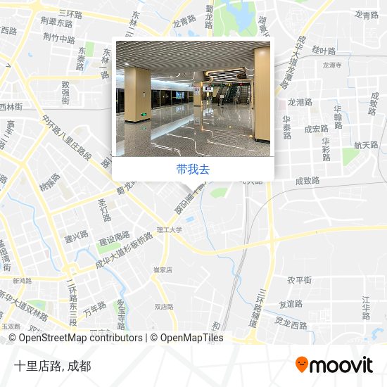 十里店路地图