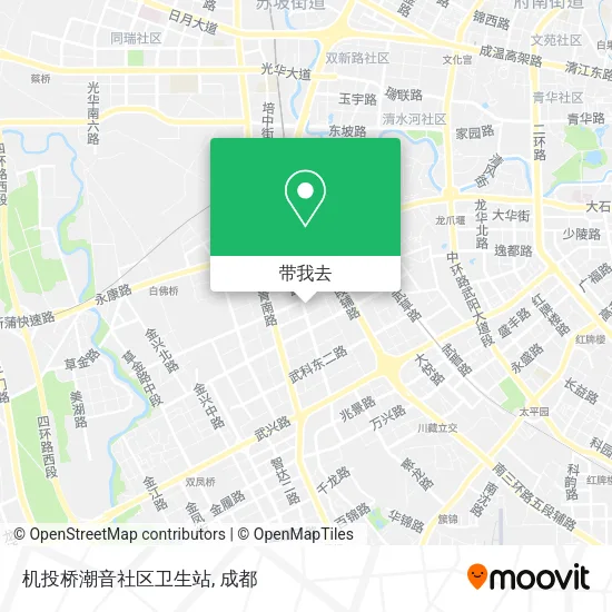 机投桥潮音社区卫生站地图