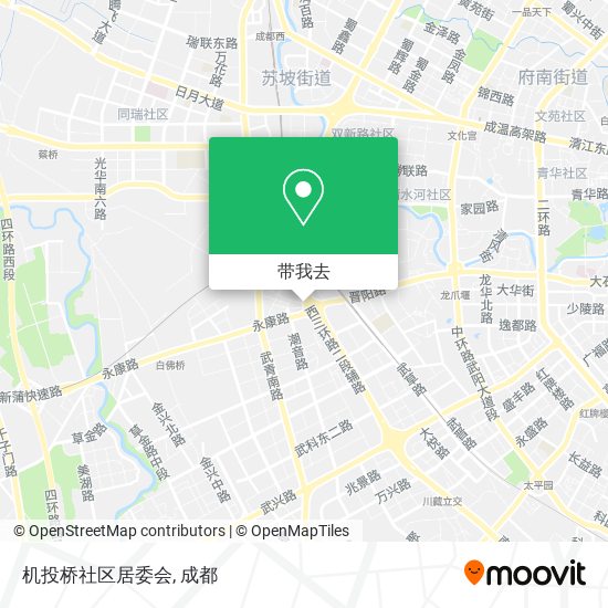 机投桥社区居委会地图