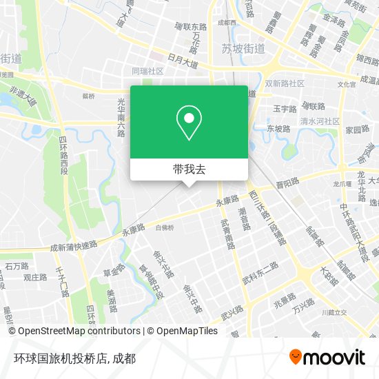 环球国旅机投桥店地图