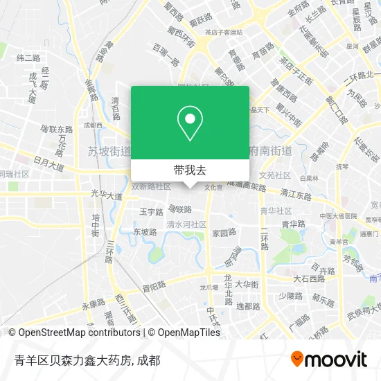 青羊区贝森力鑫大药房地图