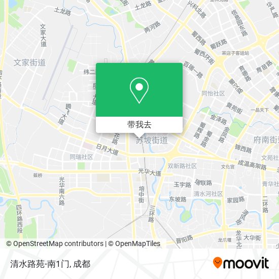 清水路苑-南1门地图