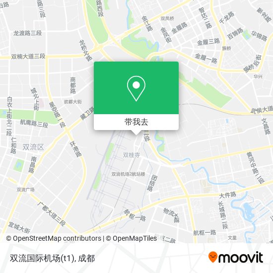 双流国际机场(t1)地图