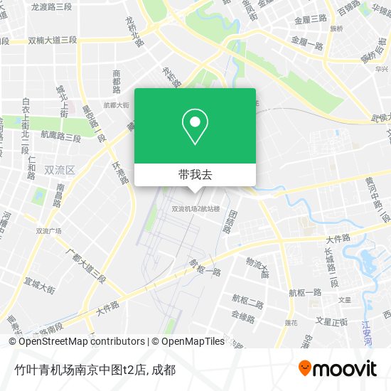 竹叶青机场南京中图t2店地图