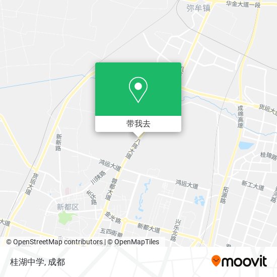 桂湖中学地图