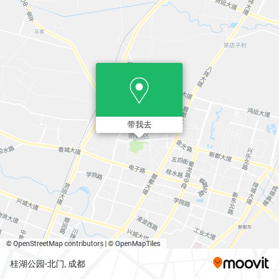 桂湖公园-北门地图
