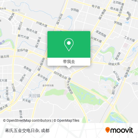 蒋氏五金交电日杂地图