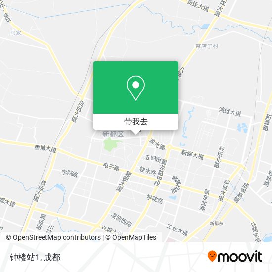 钟楼站1地图