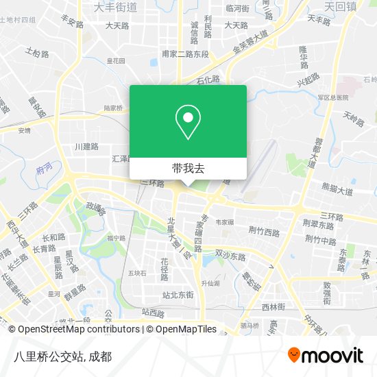 八里桥公交站地图