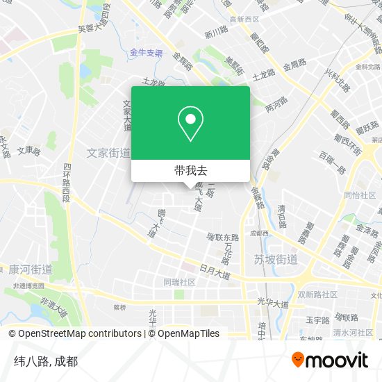 纬八路地图