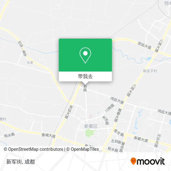 新军街地图