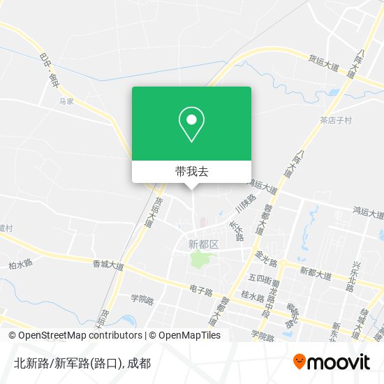北新路/新军路(路口)地图