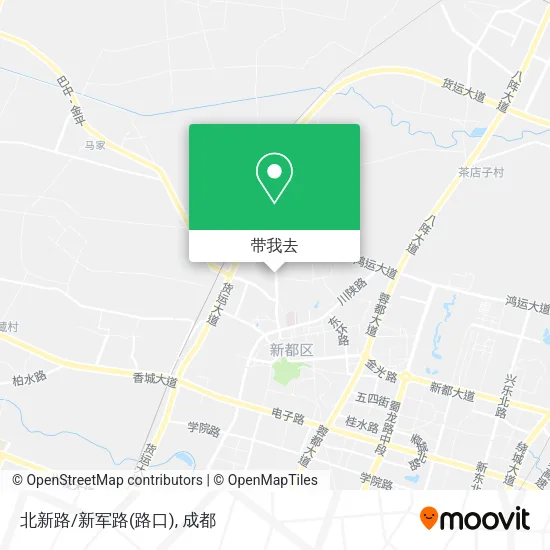 北新路/新军路(路口)地图