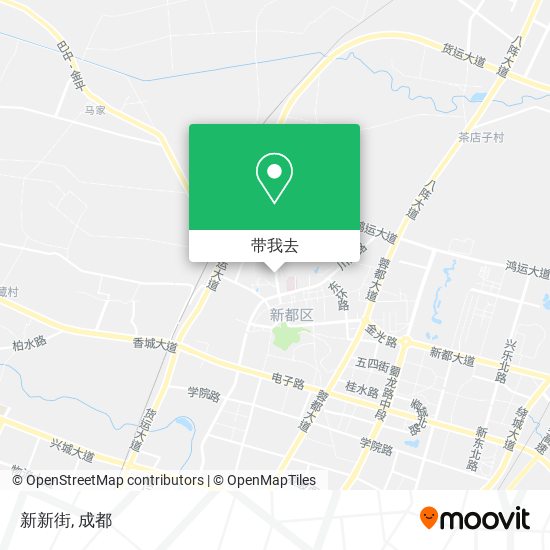 新新街地图