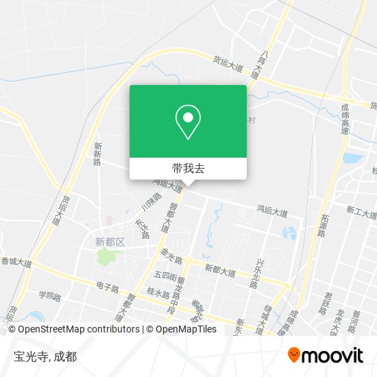 宝光寺地图