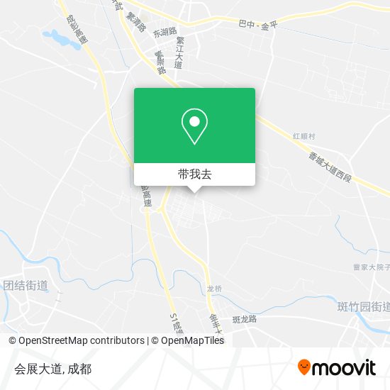 会展大道地图