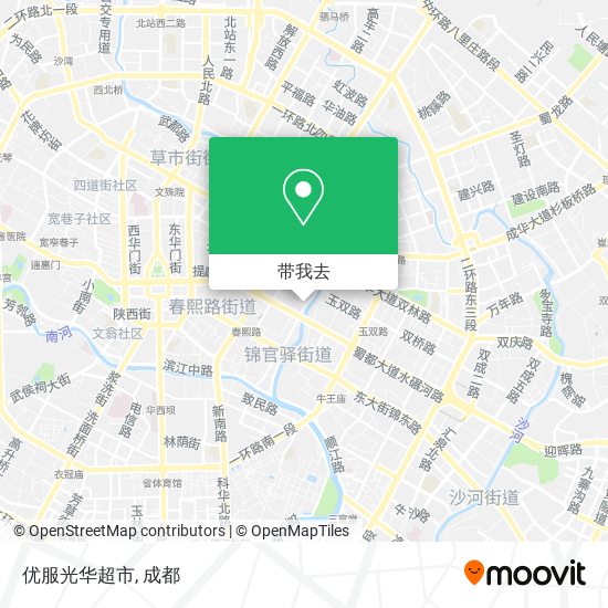 优服光华超市地图