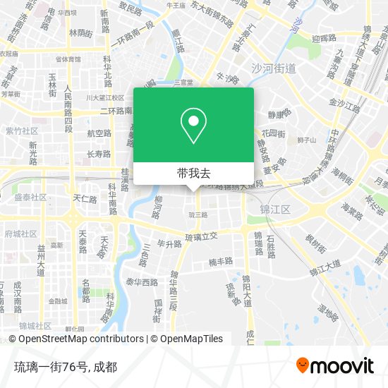 琉璃一街76号地图