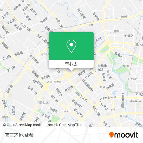 西三环路地图