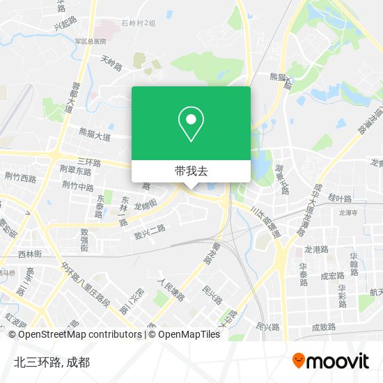 北三环路地图