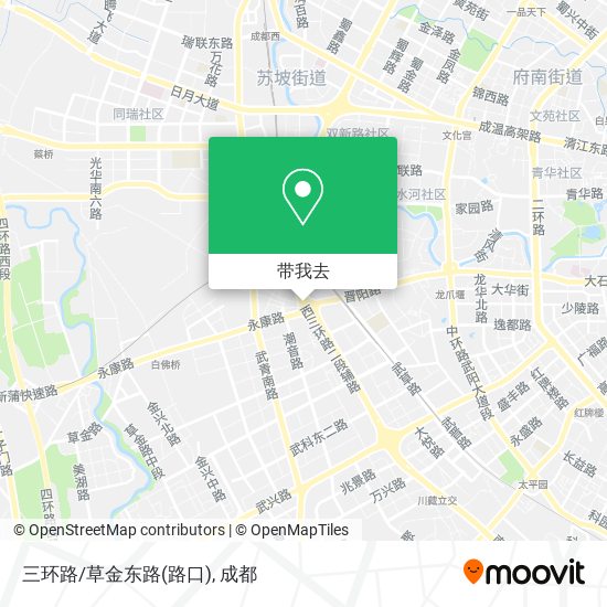 三环路/草金东路(路口)地图