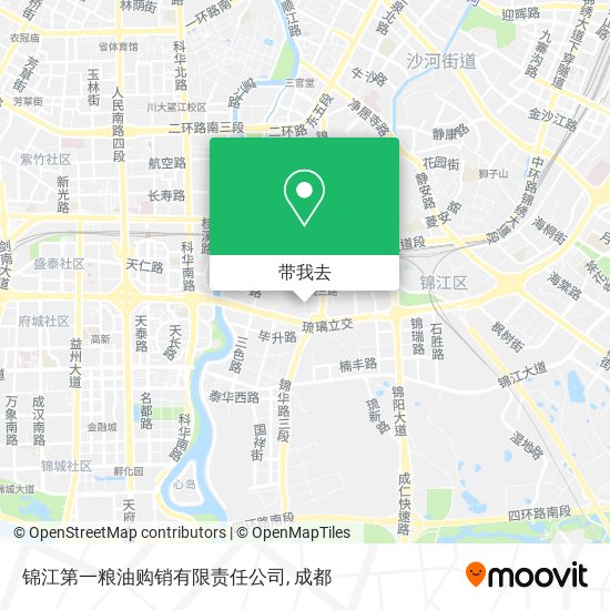 锦江第一粮油购销有限责任公司地图