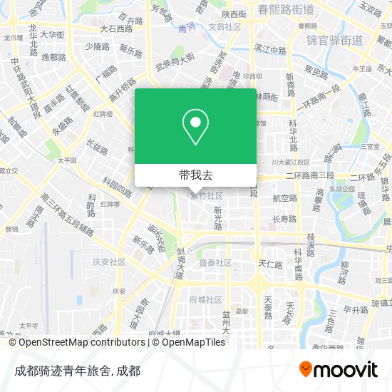 成都骑迹青年旅舍地图