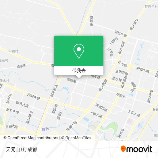 天元山庄地图