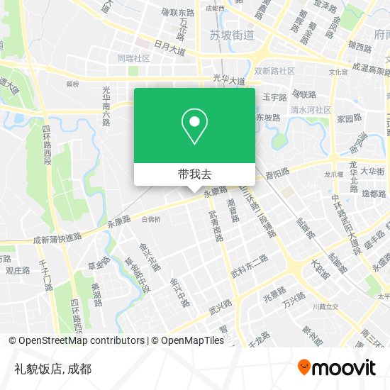 礼貌饭店地图