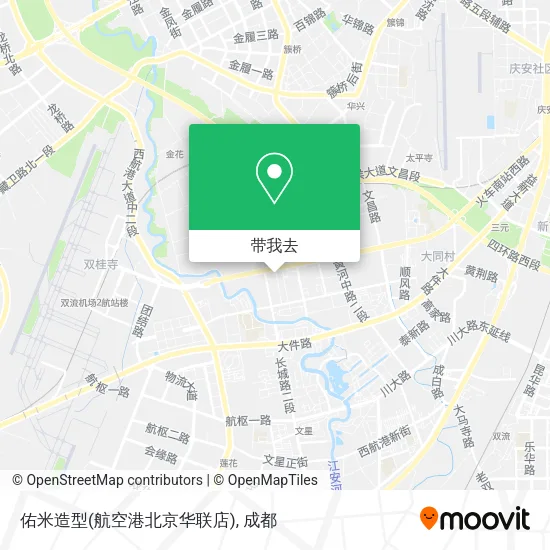 佑米造型(航空港北京华联店)地图