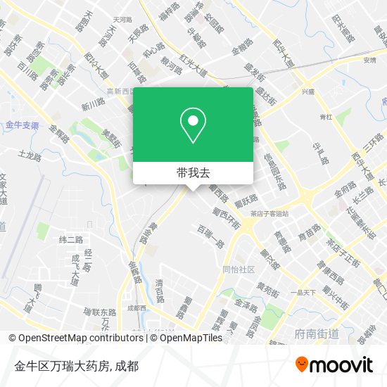 金牛区万瑞大药房地图