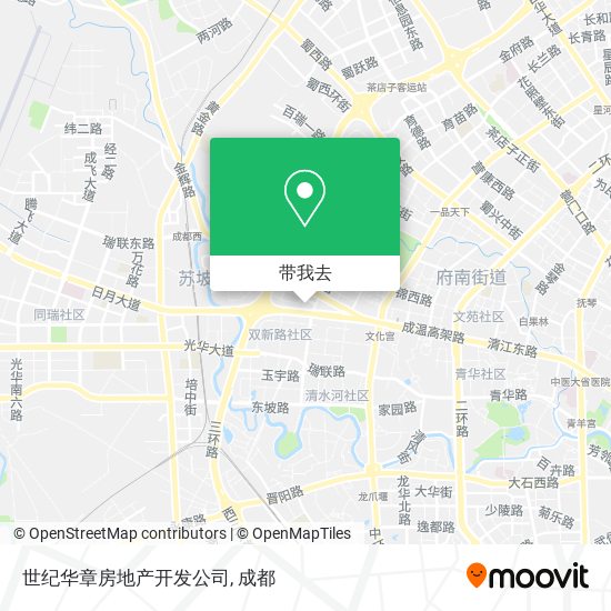 世纪华章房地产开发公司地图