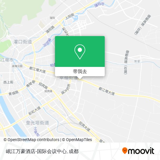 岷江万豪酒店-国际会议中心地图