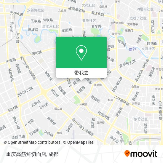重庆高筋鲜切面店地图