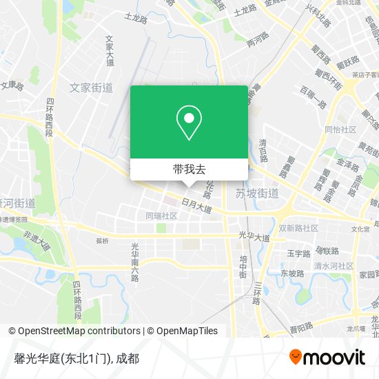 馨光华庭(东北1门)地图
