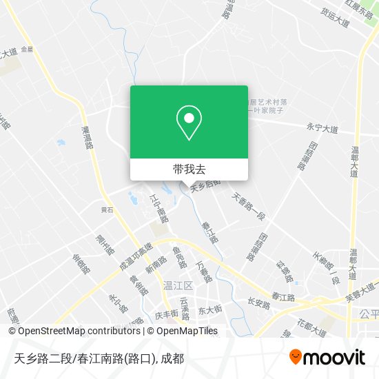 天乡路二段/春江南路(路口)地图