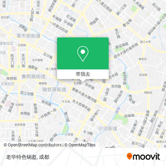 老毕特色锅盔地图
