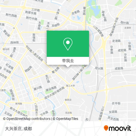大兴茶庄地图