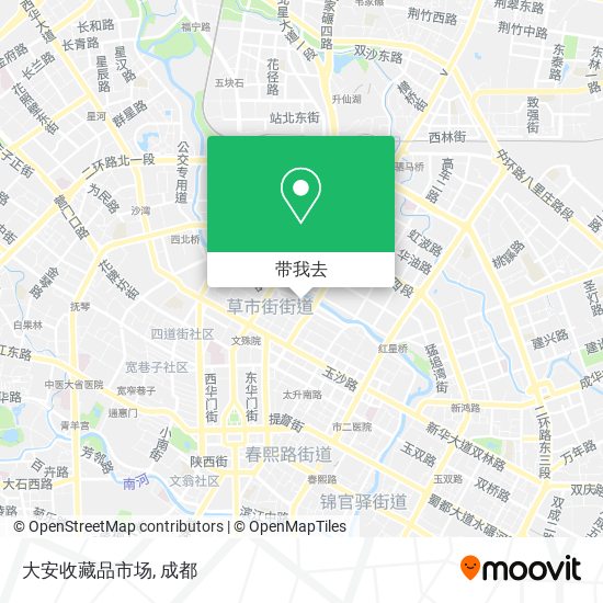 大安收藏品市场地图
