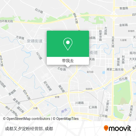 成都又夕淀粉经营部地图