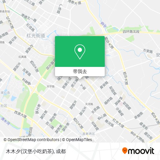 木木夕(汉堡小吃奶茶)地图