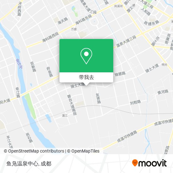 鱼凫温泉中心地图