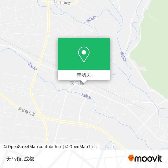 天马镇地图